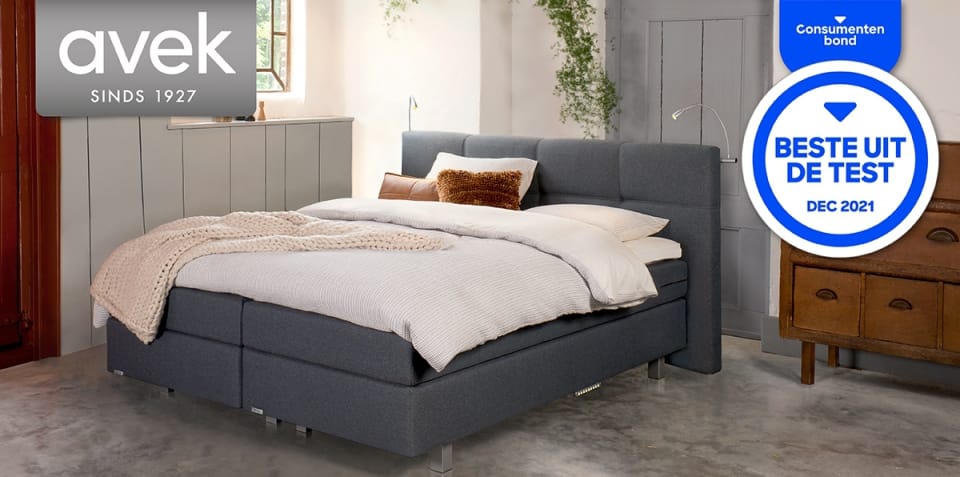 Avek boxspring Ninety als beste getest bij Wagenmans