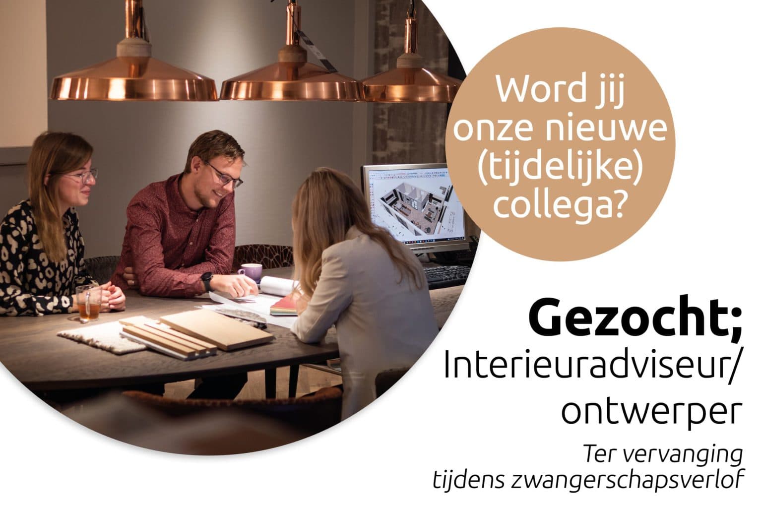 (Inmiddels vervuld) Vacature interieuradviseur/ontwerper - Ter