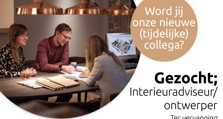 Vacature_interieuradviseur ontwerper_tijdelijk